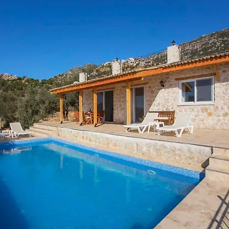 Sleeps 4 Pool Air Con Wifi Kalkan